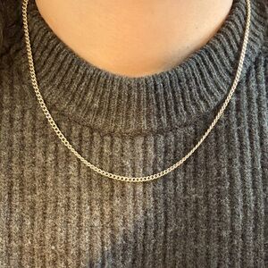 VINTAGE SOLID GOLD CURB CHAIN